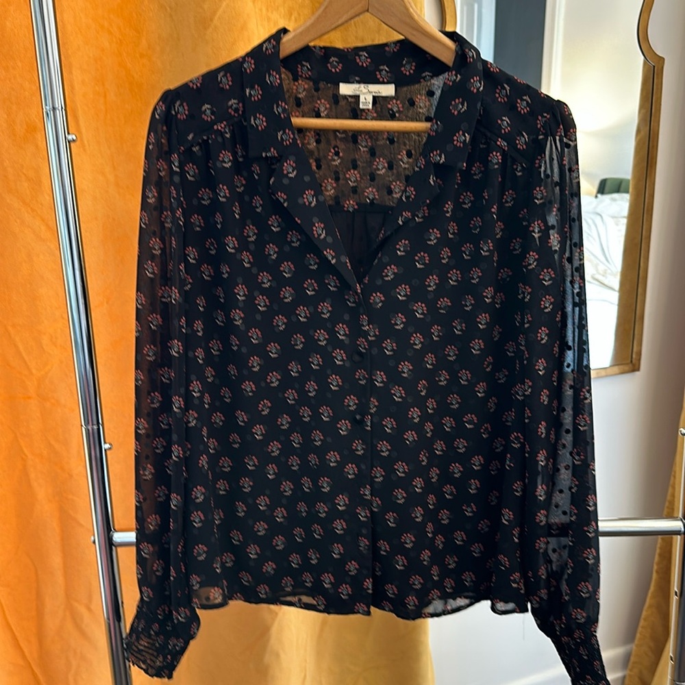 Black blouse by Les Serein size L